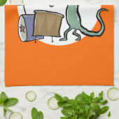 ドラム遊トカゲ キッチンタオル (折り畳み)