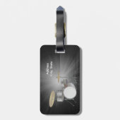 ドラム革バンドが付いている一定の荷物のラベル ラゲッジタグ (裏面縦)