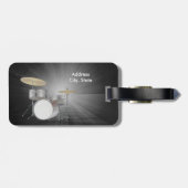 ドラム革バンドが付いている一定の荷物のラベル ラゲッジタグ (裏面横)