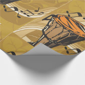 ドラム音ラッピング紙 ラッピングペーパー