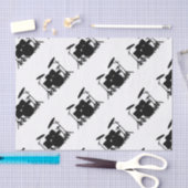 ドラム音楽デザインシャワーカーテン 薄葉紙 (クラフト)