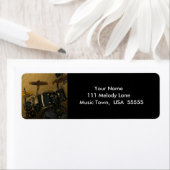 ドラム音楽ラベル ラベル (インサイチュ)