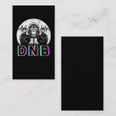 ドラム・アンド・バス電子ゴリラ・ベーパレーヴ・ミュージック 名刺 (正面/裏面)