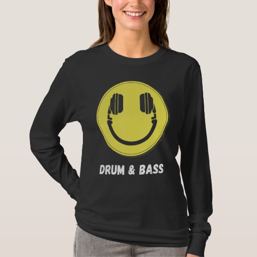 ドラム・アンド・ベース EDM ミュージック DNB Tシャツ (正面)