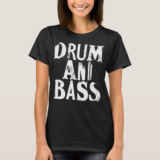 ドラム・アンド・ベース Tシャツ (正面)