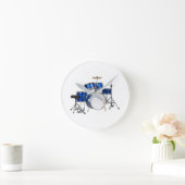 **ドラム・セット**時計 ラウンド壁時計 (ホーム)