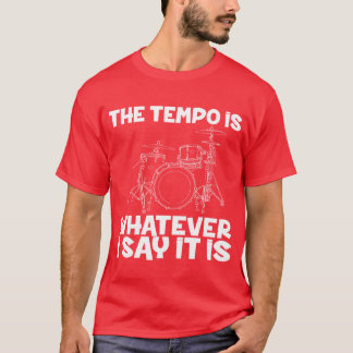 ドラム ドラマー ドラマー ミュージシャン ドラムスティック ビンテージ Tシャツ