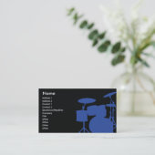 ドラム-ビジネス 名刺 (スタンド正面)