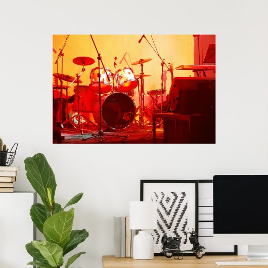 ドラム ポスター (ホームオフィス)