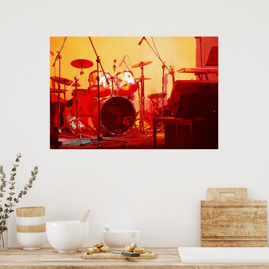 ドラム ポスター (キッチン)