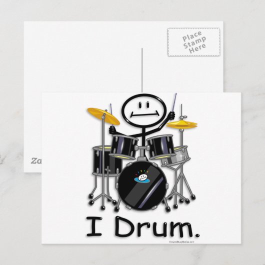 ドラム ポストカード (正面/裏面)