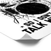 ドラム |ミュージカル楽器ドラマー・ギフト ポスター (角)