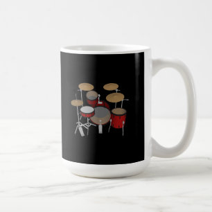 ドラム:レッドドラムキット:3Dモデル:コーヒーマグ コーヒーマグカップ