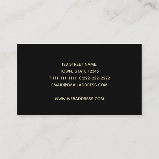 ドラム 名刺 (裏面)