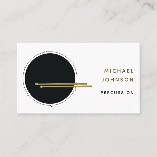 ドラム 名刺 (正面)