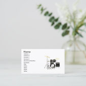 ドラム 名刺 (スタンド正面)