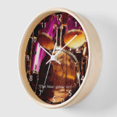 ドラム、屋外ジャムアクリル壁時計 壁時計 (傾斜)