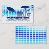 ドラム: musicmeterz 名刺 (正面/裏面)