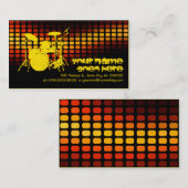 ドラム: musicmeterz 名刺 (正面/裏面)