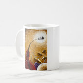 ドラム「n」低音のコーヒー・マグ コーヒーマグカップ (正面左)