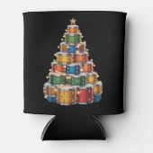 ドラム Xmas クリスマスツリー ドラマー 缶クーラー (正面)