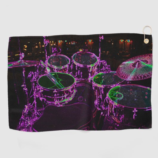 ドラムGTCNA ゴルフタオル (横)