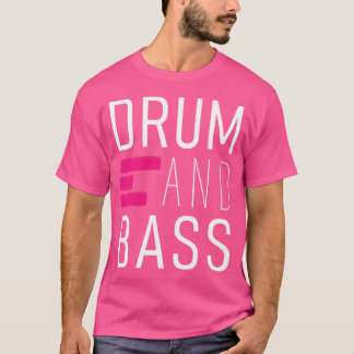 ドラムNベーステクノドラム及びベースDnb Tシャツ