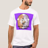 ドラムTシャツのあなたの頭脳 Tシャツ (正面)