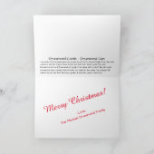 ドラモエレガントンドクラン城公園クリスマスH カード (内部)