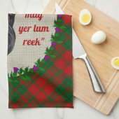 ドラモンドスコットランド犬キッチンタオル キッチンタオル (四つ折り)