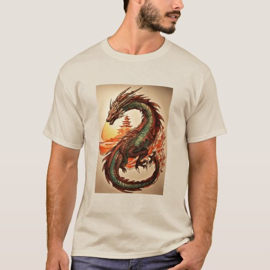 『ドラヤガンのマーク：神秘的な謎のティー』 Tシャツ (正面)