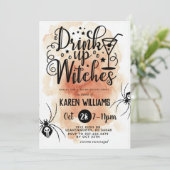 ドランクアップ ウィッチーズ ハロウィン バチェロレッテパーティー 招待状 (スタンド正面)