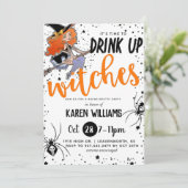 ドランクアップ ウィッチーズ ハロウィン バチェロレッテパーティー 招待状 (スタンド正面)