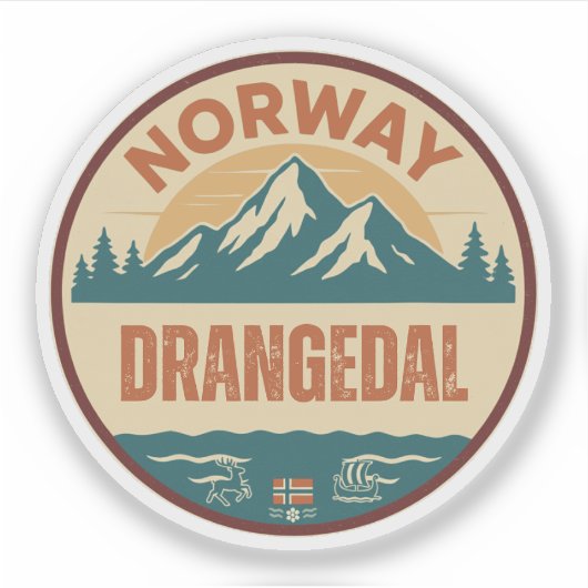 ドラングダール、ノルウェー ノルウェー シール (正面)
