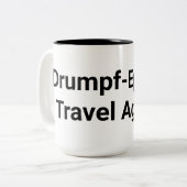 ドランプエプスタイン旅行代理店ハンカメルアルツンクハウス ツートーンマグカップ (正面左)