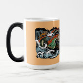 ドラ中国のゴン対タイガー モーフィングマグカップ (左)