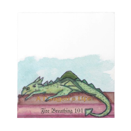 ドラ学ゴンメモ帳 ノートパッド (正面)