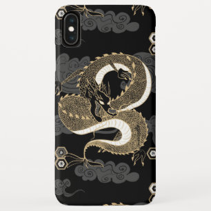 ドラ日本のゴンブラックと金ゴールド iPhone XS MAXケース