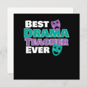 ドラ最高のマ先生エバー演技コーチ サンキューカード (正面/裏面)