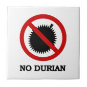 ドリアンのトロピカル・フルーツの印無し タイル (正面)