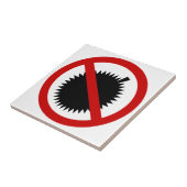 ドリアンのトロピカル・フルーツの⚠のタイの印の⚠無し タイル (側面)