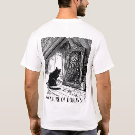 ドリアンの写真猫の表裏 Tシャツ