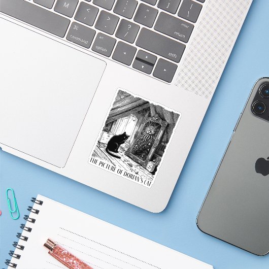 ドリアンの写真 シール (ノートパソコンとiPhone)