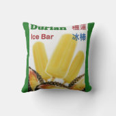 ドリアンの氷のバーのトロピカル・フルーツのアイスキャンデー クッション (裏面)