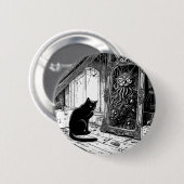 ドリアンの猫の写真が迫る 缶バッジ (正面&裏面)