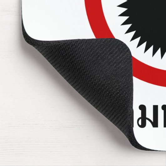 ドリアンの⚠のタイ語の原稿の印の⚠無し マウスパッド (コーナー)