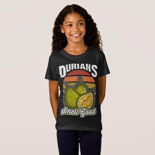 ドリアンはドリアンおもしろいフルーツ好きの香り Tシャツ (正面フル)