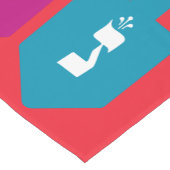 ドリカラフルデル:ハヌカのユダヤ教の祝日 ショートテーブルランナー (コーナー)