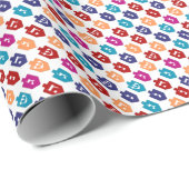 ドリカラフルデル:ハヌカのユダヤ教の祝日 ラッピングペーパー (ロールコーナー)