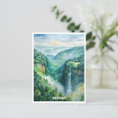 ドリゴ国立公園ウォーター絵画カラー ポストカード (スタンド正面)